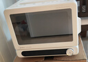 美的（Midea）小滋味2.0微烤炸一体机 彩膜触控变频平板顶部烤管热风微波炉电烤箱空气炸一体2026新款F15 实拍图