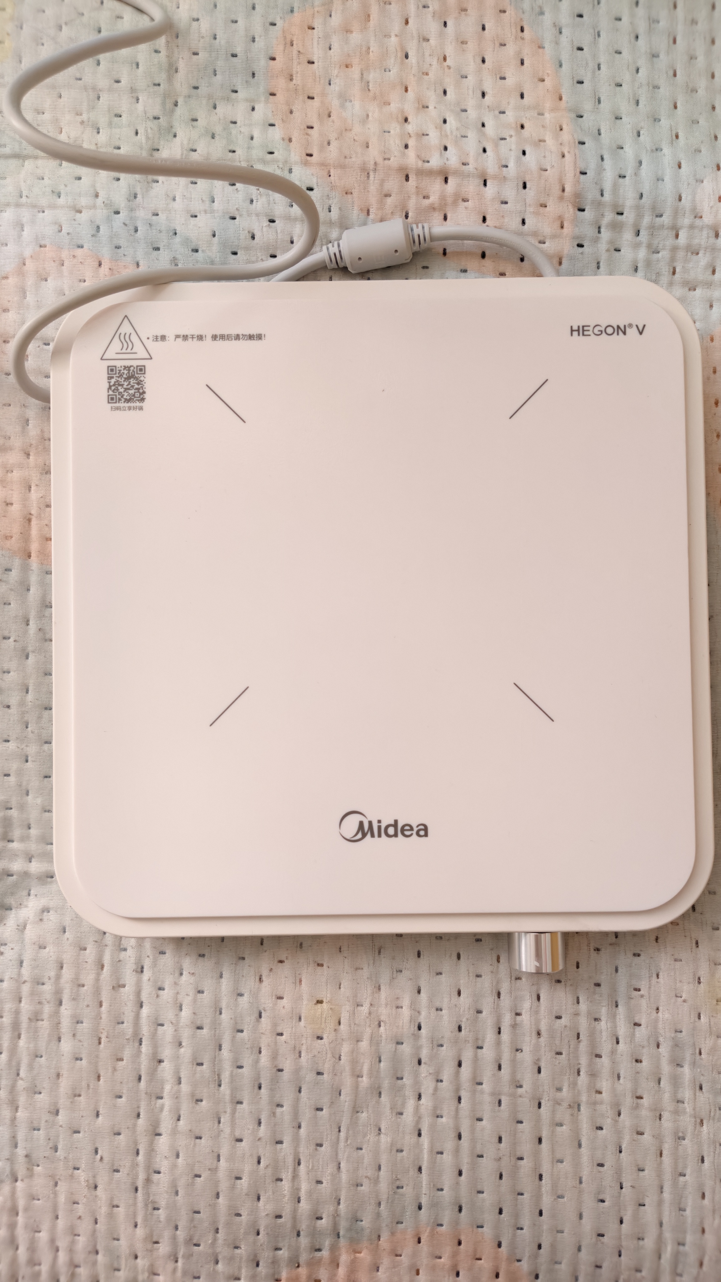 美的（Midea）家用电磁炉电陶炉电池炉2200W大功率猛火新型电磁灶一体微晶面板爆炒炒菜定时火锅炉MC-HGE22BF09 实拍图