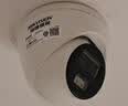 海康威视（HIKVISION）监控摄像头400万2K高清全彩夜视poe供电AI人形检测可对讲商超室内外半球K34HV2-LT E3S4M-P 2.8MM 实拍图