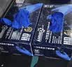 爱马斯一次性丁腈手套加厚耐用 防油耐酸碱实验室工业清洁100只/盒 蓝色APFNCHD 中号 实拍图