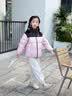 波司登26年冬季男女儿童加厚时尚运动立领短款羽绒服外套T260246110 实拍图