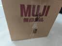 MUJI 带PC收纳袋双肩包背包旅行包书包电脑包通勤包大容量 新品 烟熏粉色5A 长43*宽32*高14cm 实拍图