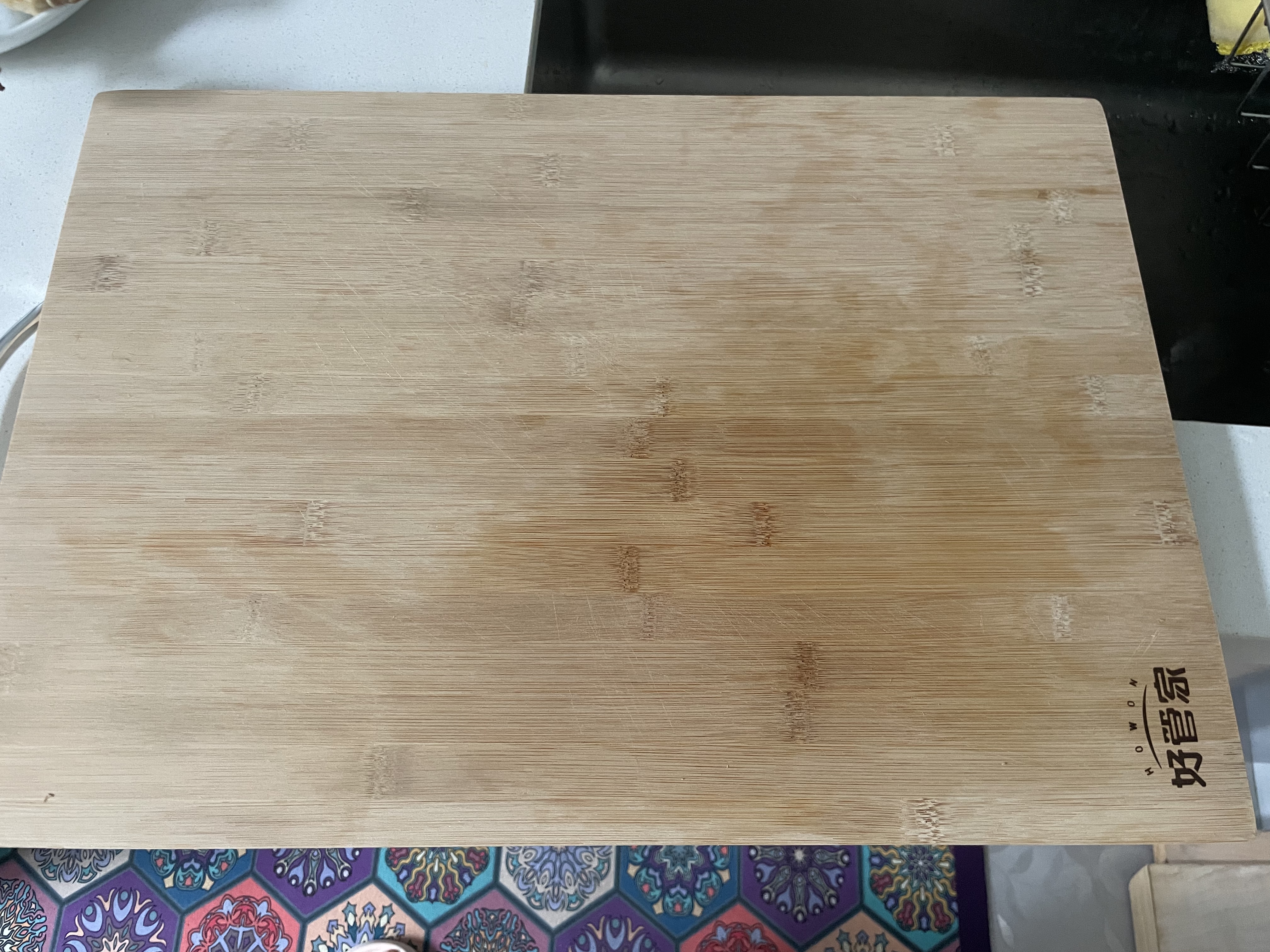好管家菜板切菜板抗菌防霉家用砧板食品级竹水果板【50*35*1.8cm】 实拍图