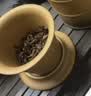 万仟堂高档办公杯 茶杯陶瓷杯水杯男士泡茶专用主人杯节节高 焦茶釉 实拍图