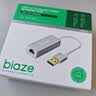 毕亚兹 USB3.0转有线网口 千兆网卡 RJ45网线接口转接头 免驱动转换器 适用笔记本电脑小米盒子外置网卡 实拍图