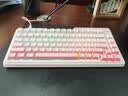 珂芝（KZZI）K75V2三模客制化机械键盘无线蓝牙电竞游戏静音轴体办公82键RGB灯PBT键帽Gasket雾桃渐变轻羽轴V2 实拍图