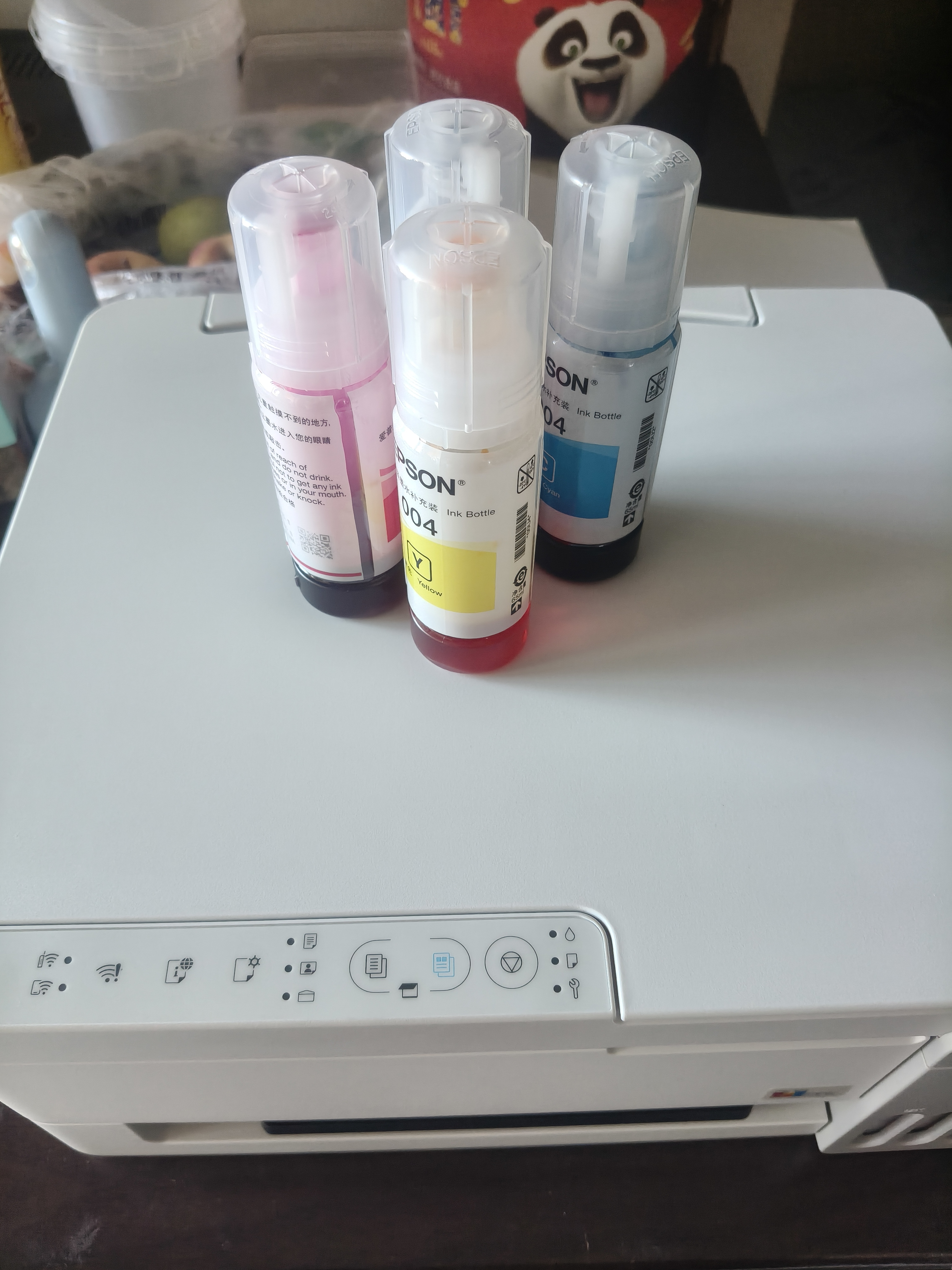爱普生（EPSON）L3355  L3353打印机家用小型彩色照片墨仓式L3351 3251 3253无线复印A4一体机 AI作业学生用 资料 【推荐】L3355/L3351白色 ( 全面升级) 官方 实拍图