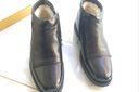 强人冬季棉鞋3515羊毛保暖三接头皮鞋头层牛皮商务男鞋 JDS16C 黑 44 实拍图