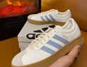 adidas「T头鞋」VL COURT 2.0复古休闲板鞋德训鞋阿迪达斯轻运动 汉玉白/蓝色/金色 (推荐女生买小半码)   37 实拍图