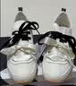 adidas「冰淇淋T头鞋」VS JOG 2.0薄底运动鞋男女阿迪达斯轻运动 亮白/金属银/浅灰   36.5 实拍图