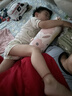 良良（liangliang）婴儿凉席苎麻a类母婴级可机洗新生儿宝宝幼儿园凉席专用午睡床垫 【持久凉】天丝苎麻-奇幻之旅 140*70cm 实拍图