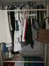 全品屋衣架立式落地衣帽架卧室家用32管加粗双杆可移动挂衣架晾衣架80黑 实拍图