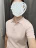 优衣库棉莫代尔混纺POLO领针织衫/短袖女装26春夏新款484607 11 粉红色 XL 实拍图