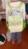 SHUKIKU儿童书包1-3年级小学生超轻防泼水透气背包户外旅游绿豆薄荷M+码 实拍图
