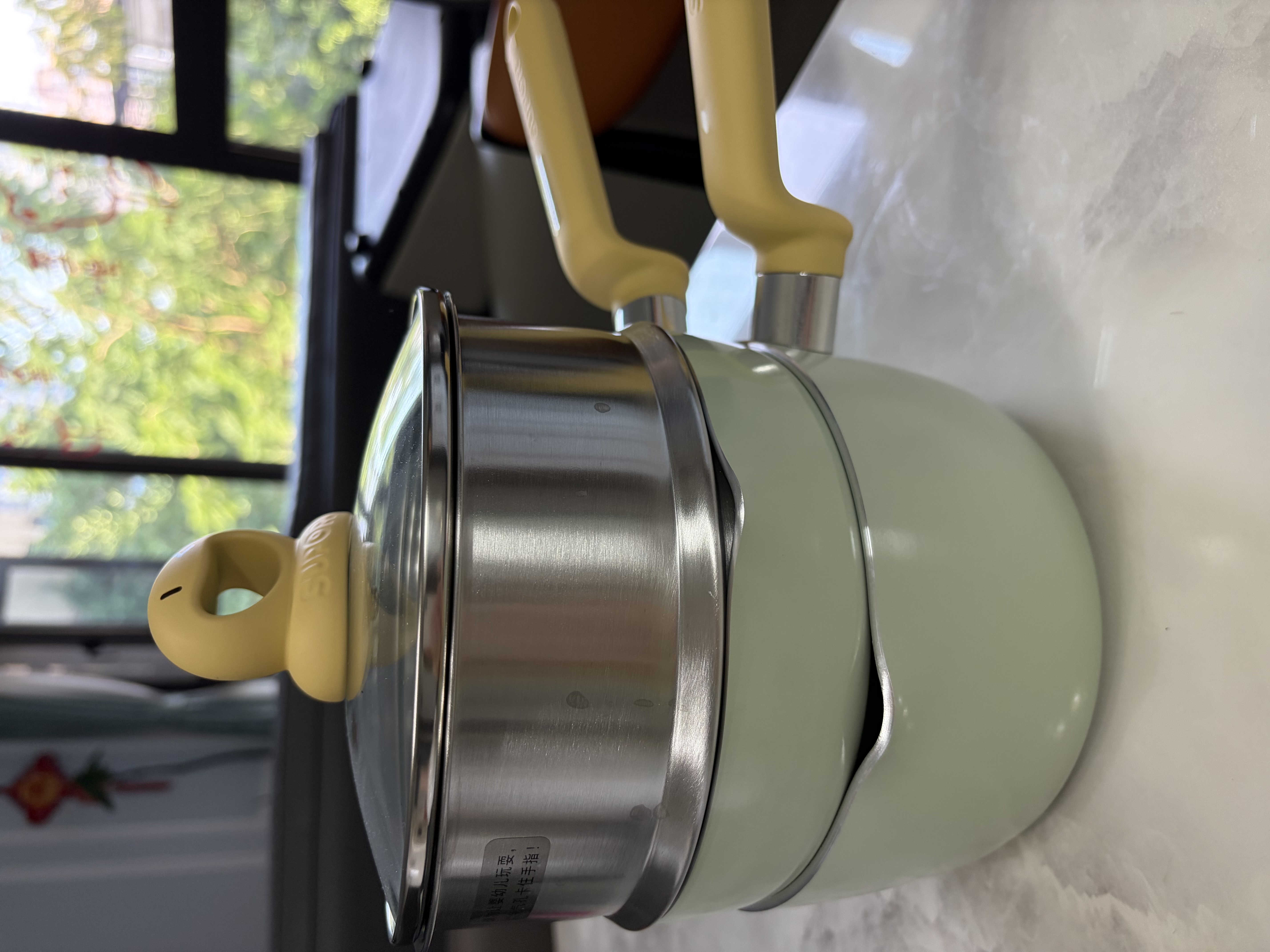 苏泊尔（SUPOR）奶锅不粘锅平底辅食锅 煮面汤锅热奶 辅食工具套装 TH2303E 实拍图