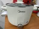 美的（Midea）电煮锅 0涂层不锈钢 宿舍小电锅 多功能家用宿舍泡面小火锅 2.6L蒸煮一体电热锅 XZC2066G 配蒸笼 实拍图