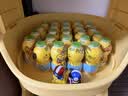 金豆芽儿童金银花柚子汁155ml*16瓶便携孩子饮料宝宝果汁西柚汁 实拍图