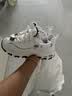 斯凯奇（Skechers）女鞋小白熊女士休闲鞋子厚底增高百搭运动软底老爹鞋女99999863 白色/海军蓝色/WNV 36.5 实拍图