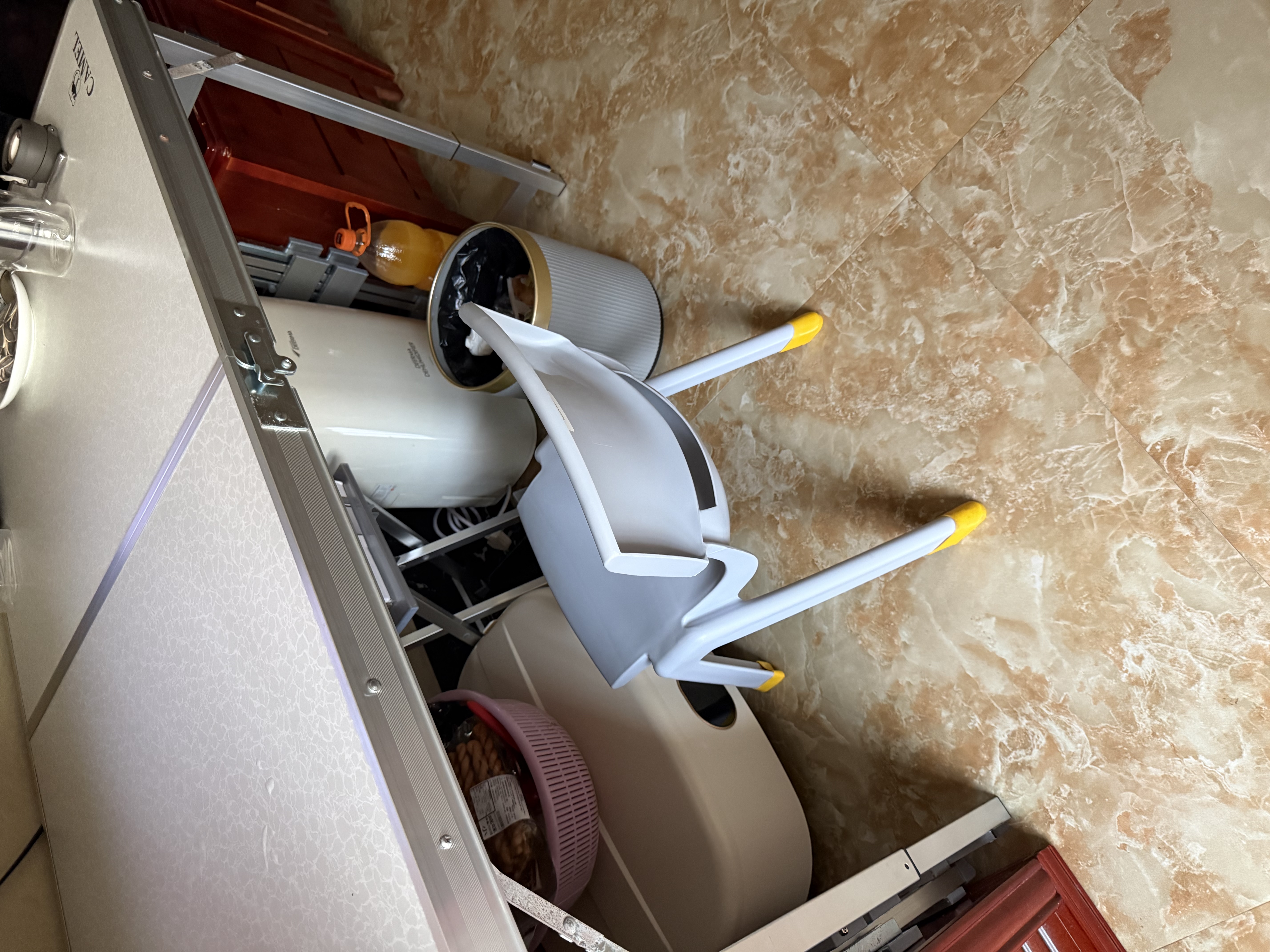 好尔塑料凳子加厚板凳可叠摞靠背椅宝宝餐椅塑料椅子家用小凳子蓝30cm 实拍图