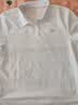 361°polo衫男2026年夏季新款休闲透气短袖情侣运动翻领t恤女父亲节 【女款】本白 4XL 实拍图