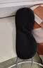 宜家依眼罩睡眠遮光透气男女士午睡觉专用重力儿童助眠仿真丝温凉敷感黑 实拍图