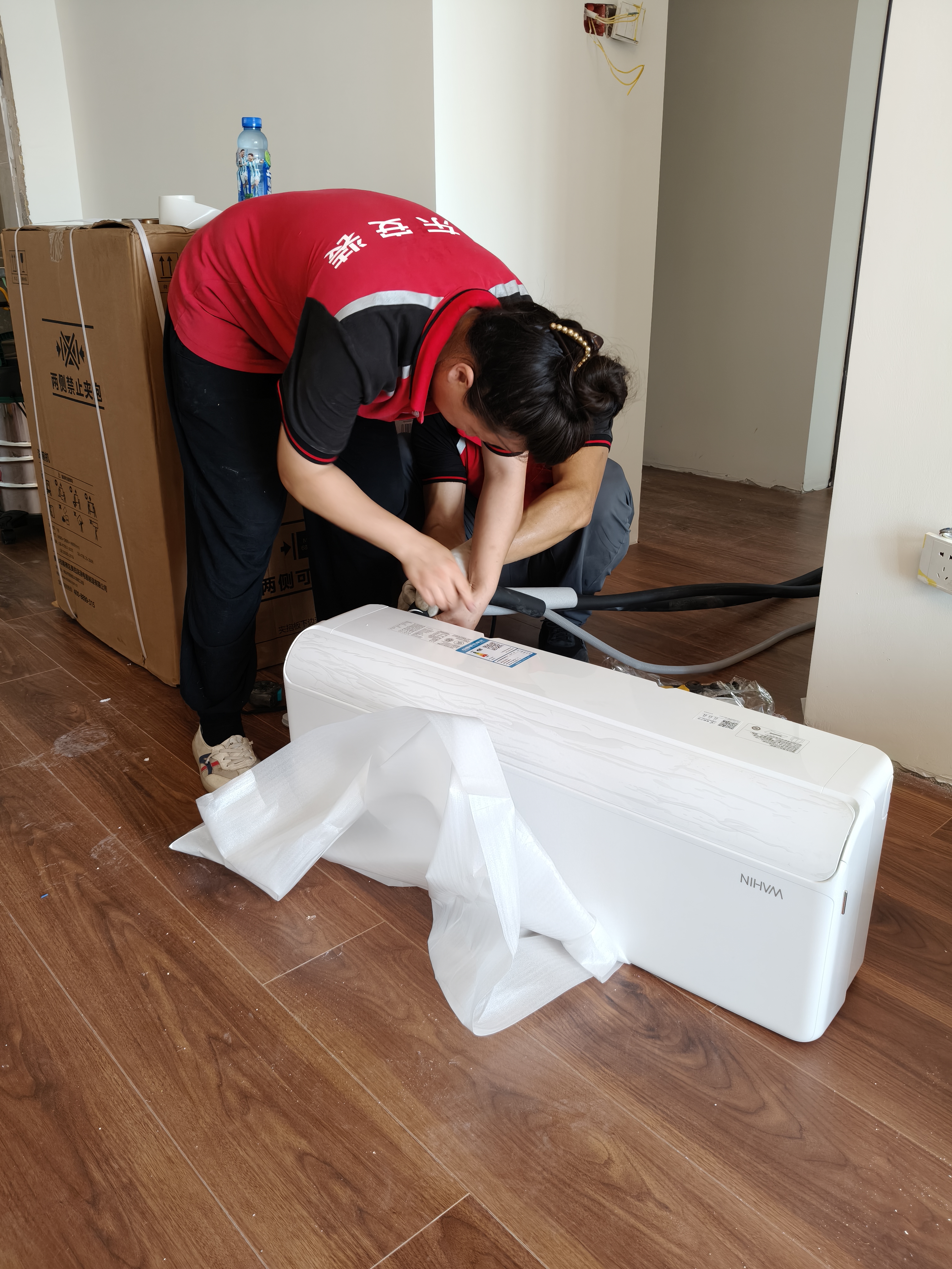 华凌空调神机二代 一级能效1.5匹变频挂机KFR-35GW/N8HE1ⅡPro+一级能效3匹变频柜机 KFR-72LW/N8HE1Ⅱ 实拍图