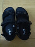 回力（Warrior）回力凉鞋女款新款夏季小香风平底沙滩拖鞋运动休闲女鞋夏天 黑色 38 实拍图