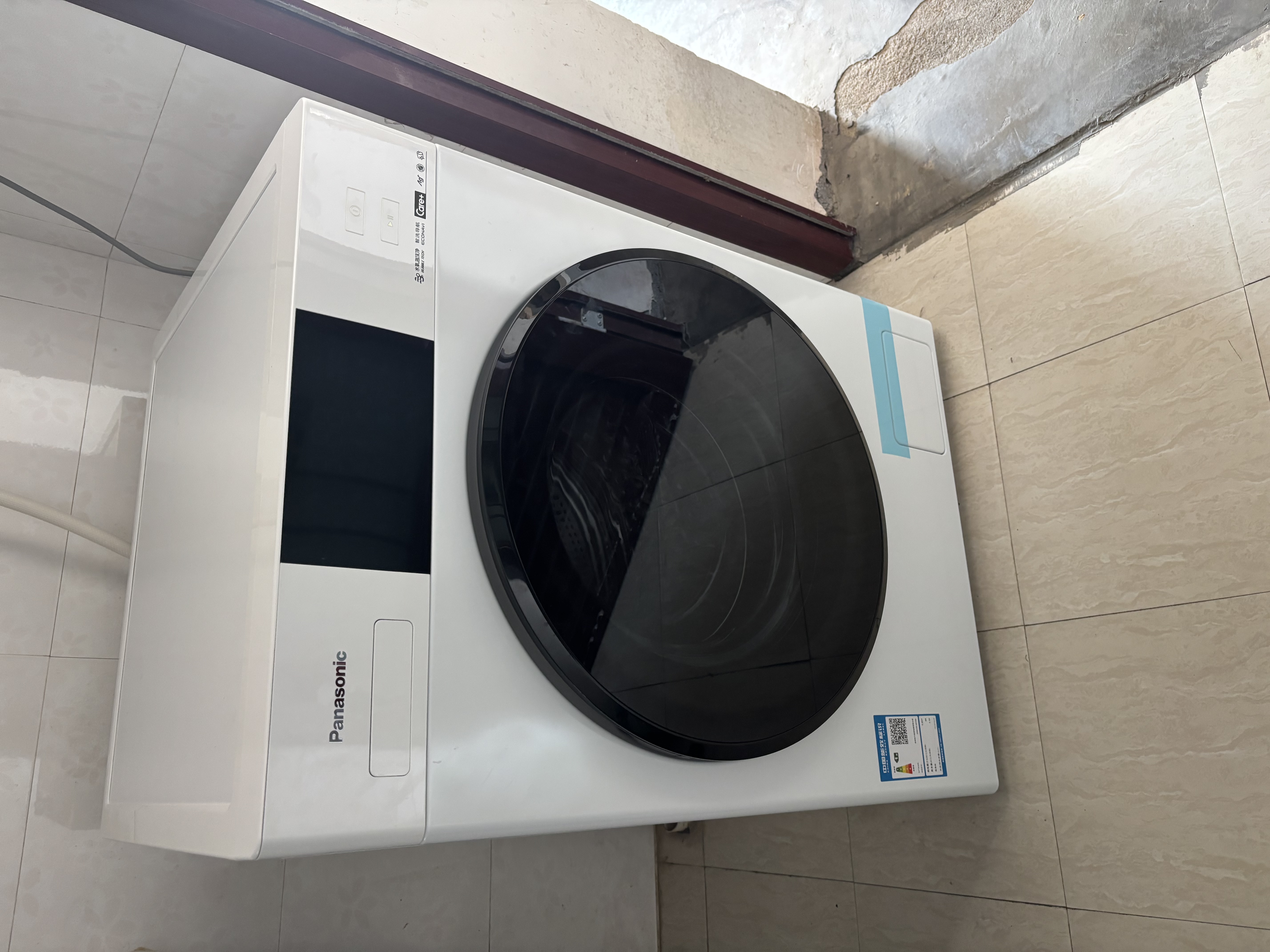 松下（Panasonic）白月光4.0Ultra Max 滚筒洗衣机 12KG大容量 光动银除菌 双智能投放  XQG120-8572N 实拍图