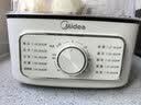 美的（Midea）电蒸锅电煮锅电火锅多功能锅家用电炒锅蒸蛋器蒸包子锅电热锅10.8升三层大容量多用途锅ZGE2323Z02 实拍图