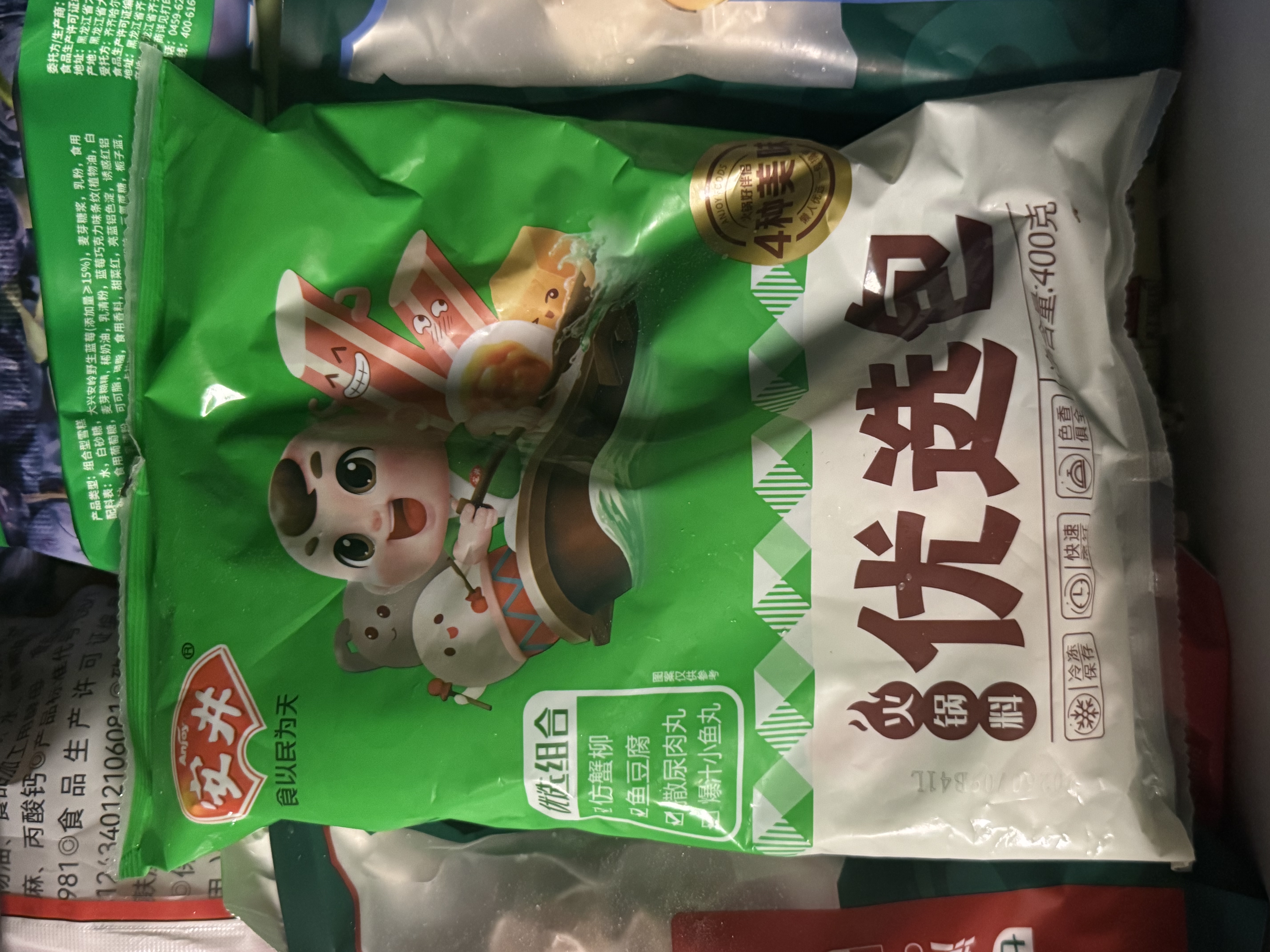 安井 优选包400g 实拍图
