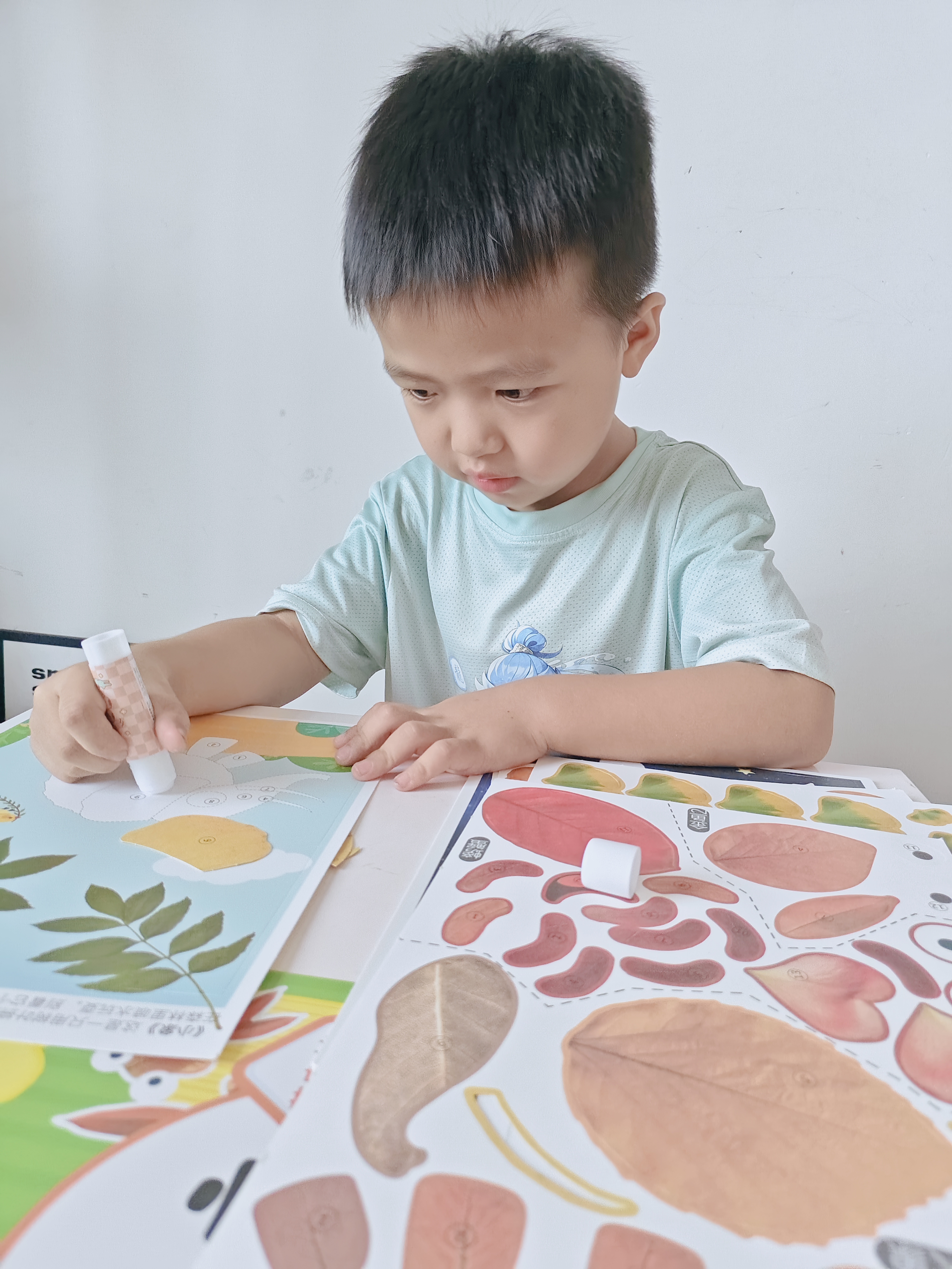 艾杰普（JEPPE）儿童手工diy贴画制作材料包创意树叶画幼儿园玩具男女孩礼物3-6岁 实拍图