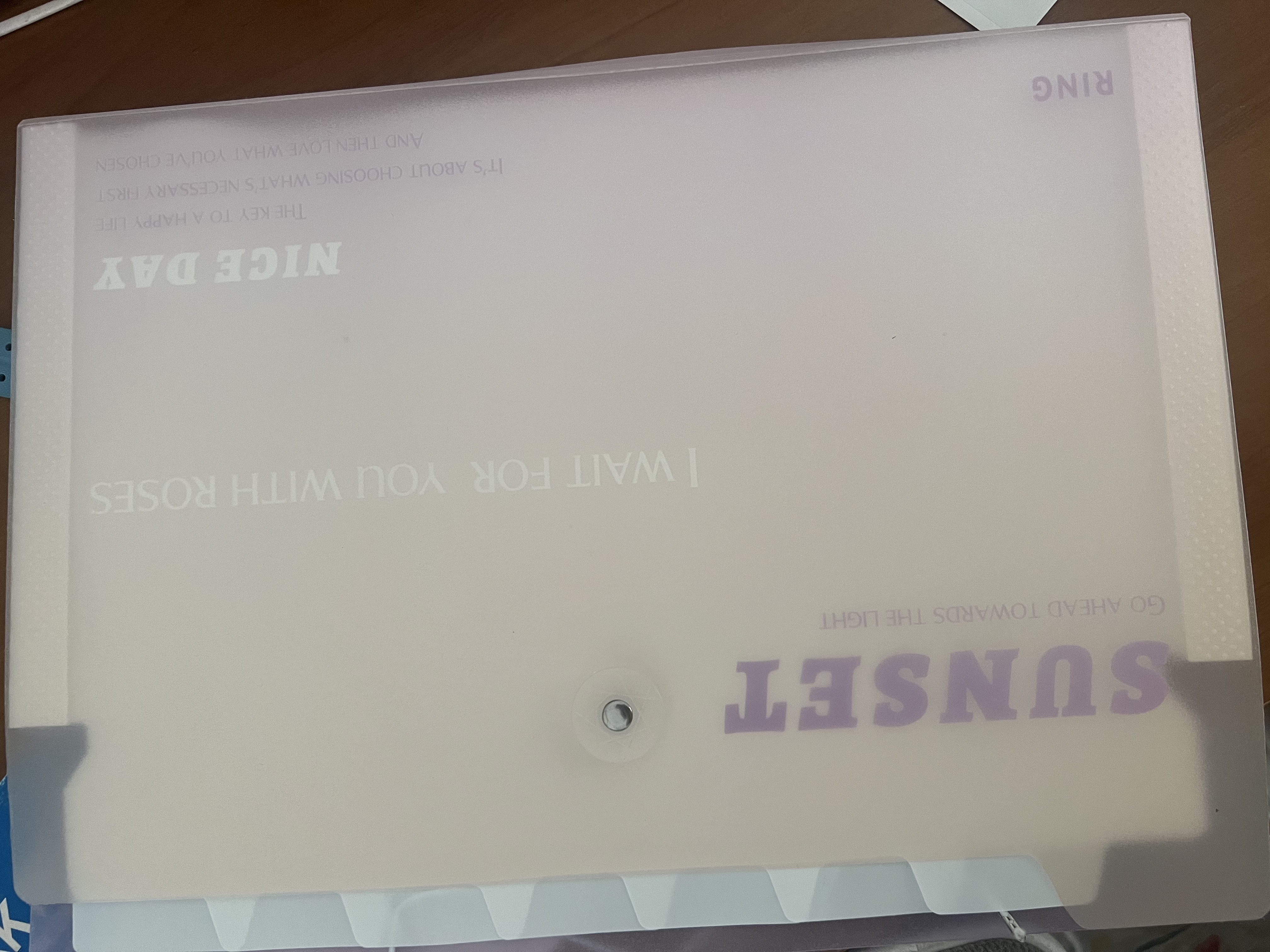 文谷（Wengu）文件资料夹风琴包8层A4学生文具办公用品会议试卷收纳袋小初中开学便携学科作业分类G0249-8紫色 实拍图