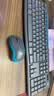 罗技（Logitech）MK275 键鼠套装 无线键鼠套装 办公键鼠套装 全尺寸 商务键鼠套装 带无线2.4G接收器 黑蓝色 实拍图