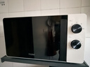 海尔（Haier）白巧不锈钢微波炉 0涂层360°转盘加热 旋转操作易洁耐用内胆 家用小型 老人适用 HW-M2003JW 实拍图