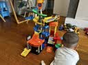 伟易达（Vtech）儿童玩具神奇轨道车智能趣味吊塔声光音乐翻斗车男孩女孩生日礼物 实拍图