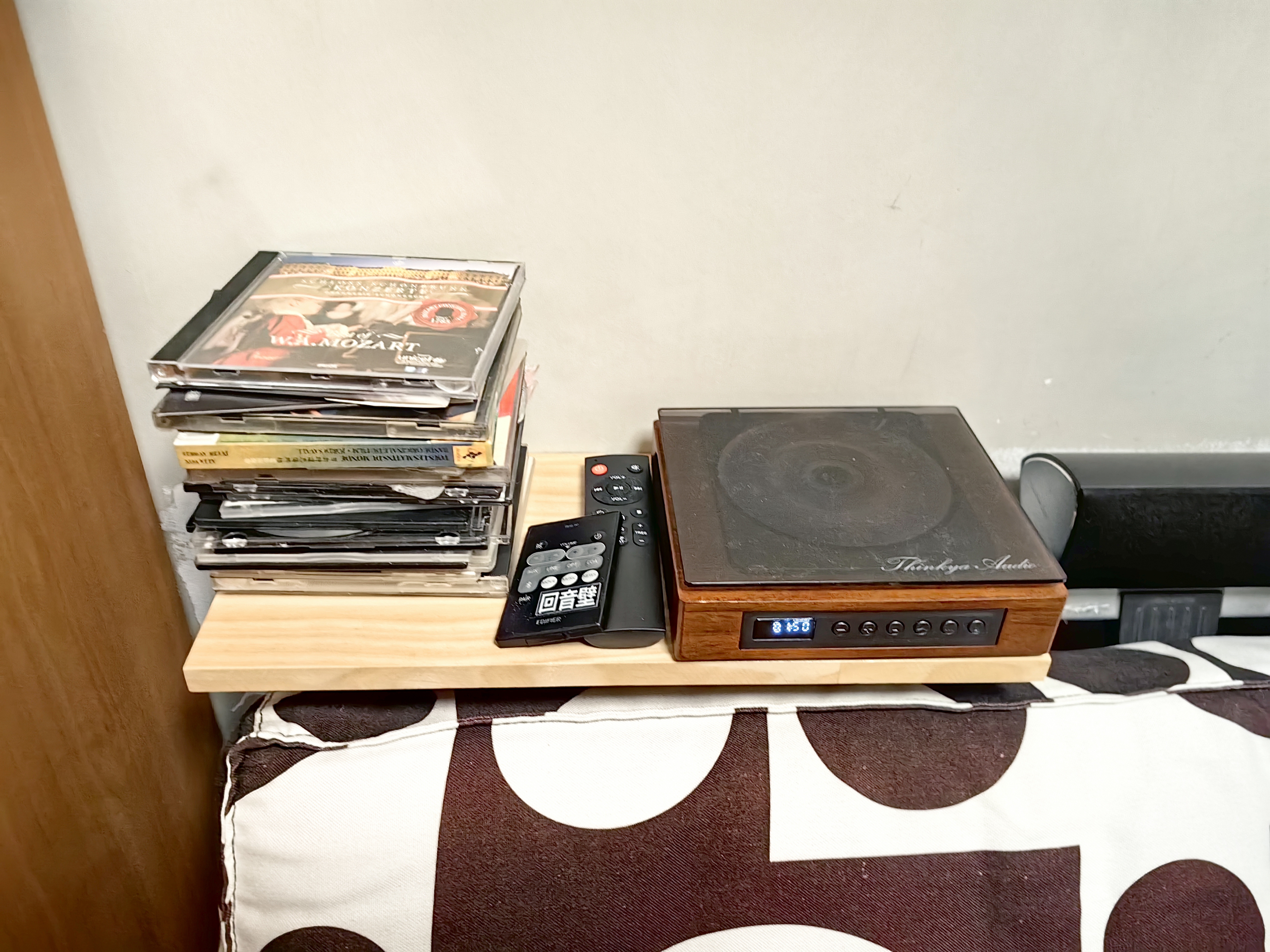 THINKYA DVP-560 发烧CD机播放器 复古便携双向蓝牙音响一体 高保真专辑唱片播放机光纤无损输出 实拍图