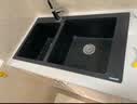 汉斯格雅（Hansgrohe）厨房水槽S510-F760台上安装石槽双槽含下水（限时特价）石英石 实拍图