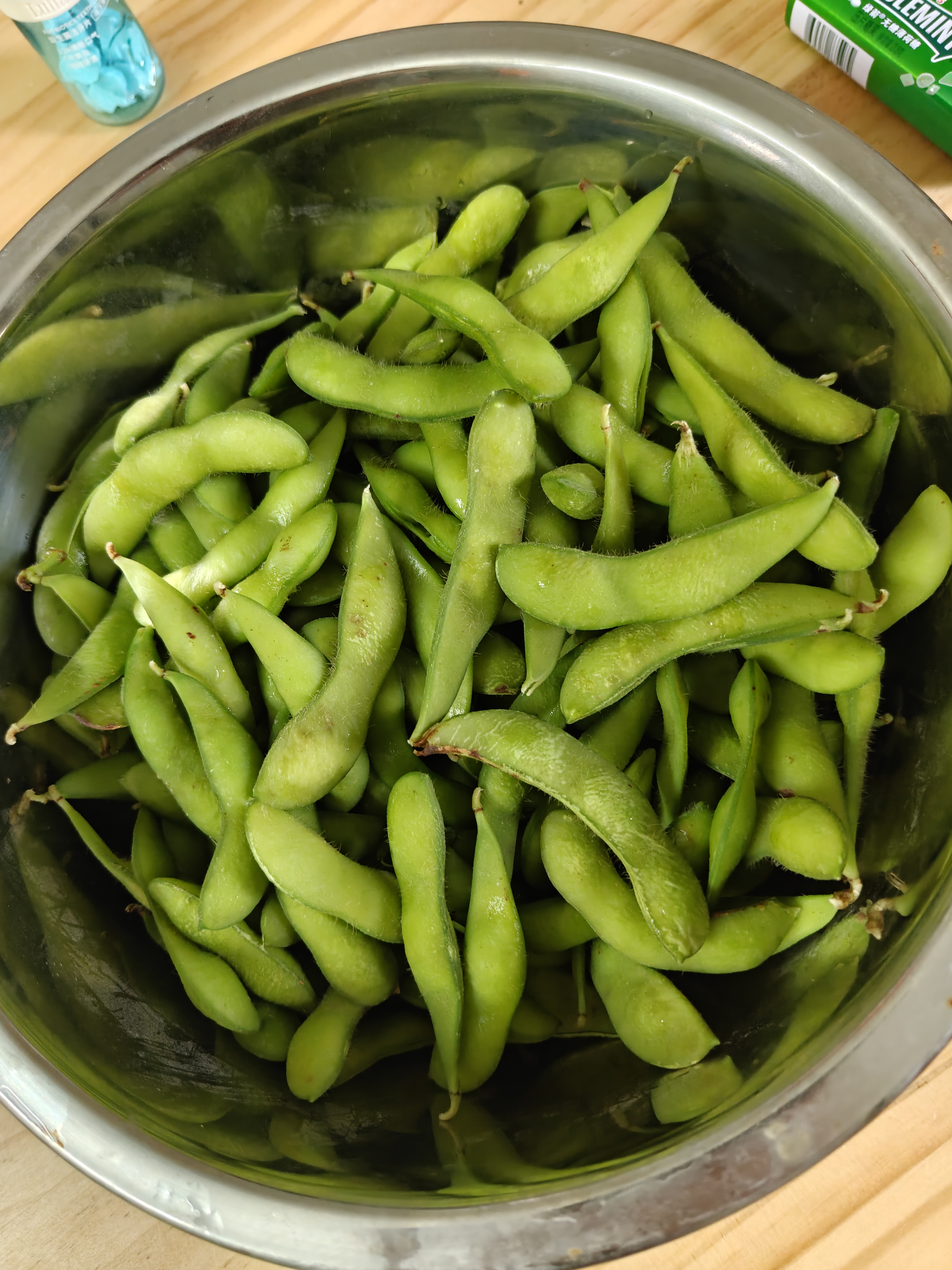 浦之灵日式毛豆1kg/袋 盐水卤毛豆荚 加热即食 冷冻蔬菜 实拍图
