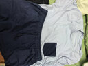 京东京造纯棉睡衣男士夏季短袖短裤套装10A抗菌26新款情侣家居服蓝色L 实拍图
