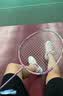 回力羽毛球鞋乒乓球鞋网球鞋训练鞋亲子款男女通用1033 白粉 37 实拍图