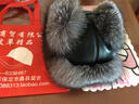 洛美华柔狐狸毛帽子男冬季貉子毛男士帽户外保暖加厚皮草帽子东北护耳帽 银蓝本色 L 58-60CM一般男士选择 实拍图