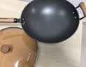 九阳（Joyoung）炒锅铁锅无涂层防锈爆炒极铁精铁燃气灶爆炒不易粘锅炒菜锅34cm 实拍图