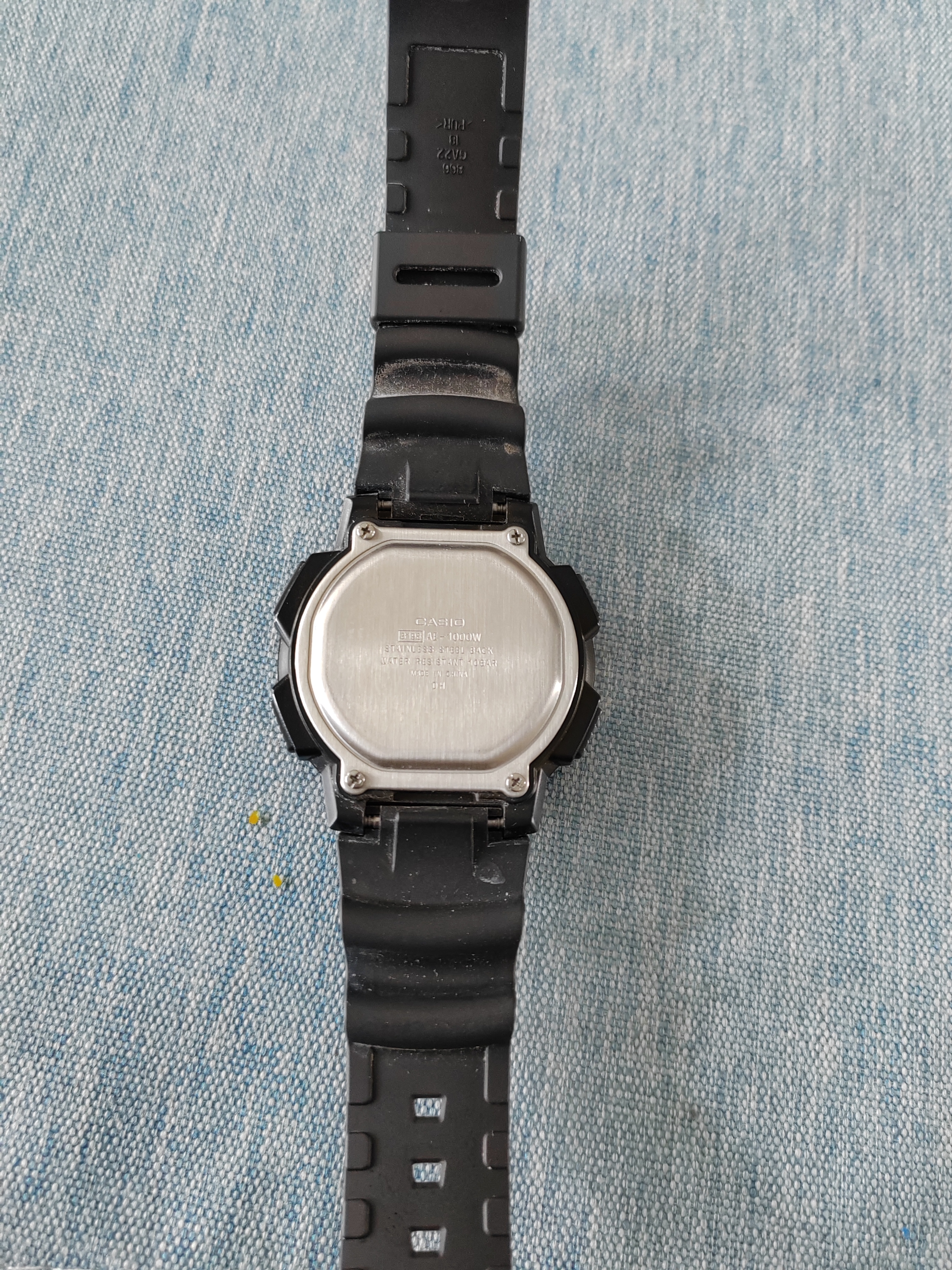 卡西欧（CASIO）手表 时尚运动手表防水学生计时石英电子表 AE-1000W-1BVDF 实拍图