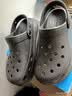 卡骆驰（CROCS）经典泡芙Clog男女一脚蹬懒人沙滩洞洞鞋 黑色 38 实拍图
