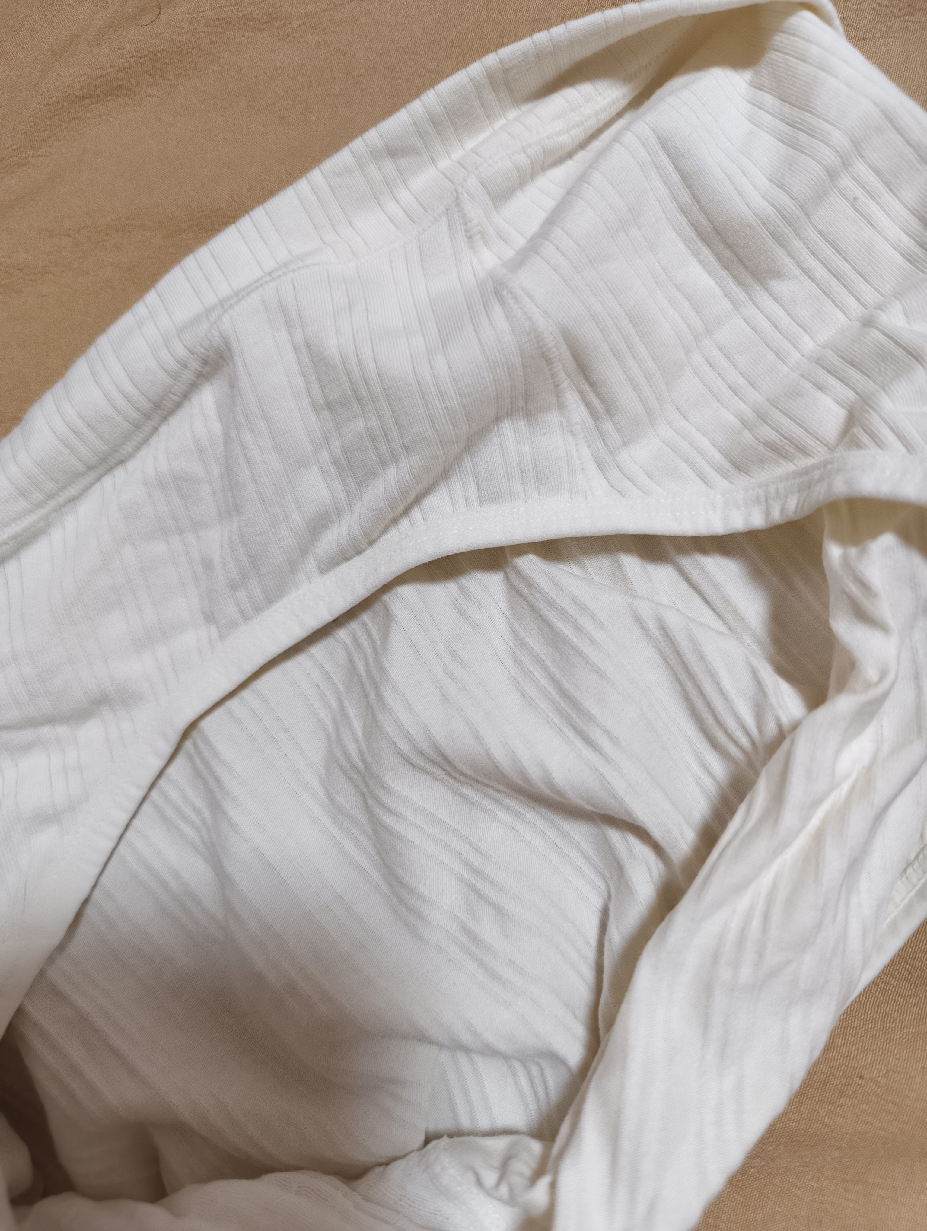 全棉时代纯棉哺乳文胸孕妇内衣孕产无缝软支撑肩开扣文胸XL/C85 轻粉紫 实拍图