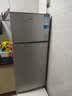 志高（CHIGO）小冰箱迷你小型家用冷藏冷冻两用宿舍出租房用双门办公室电冰箱节能省电 【一级能效】118L银色【全国联保丨节能省电】 实拍图