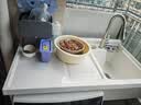 Kadoor【德国品牌】蜂窝铝洗衣柜阳台一体台盆洗衣洗手脸池槽洗衣伴侣柜 110CM 右盆奶色【德国品牌】【送抽拉龙头+双下水】 实拍图