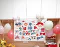爱彼力生日场景布置装饰女孩男孩3岁背景气球雨儿童1周岁2岁4岁5派对6 【2岁】生日套装+数字+气球蛋糕+星星+大小圆气球+配件 实拍图