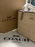 蔻驰（COACH）【品牌直供】女士CITY33大号手提单肩托特包奶茶CV976礼物次日达 实拍图