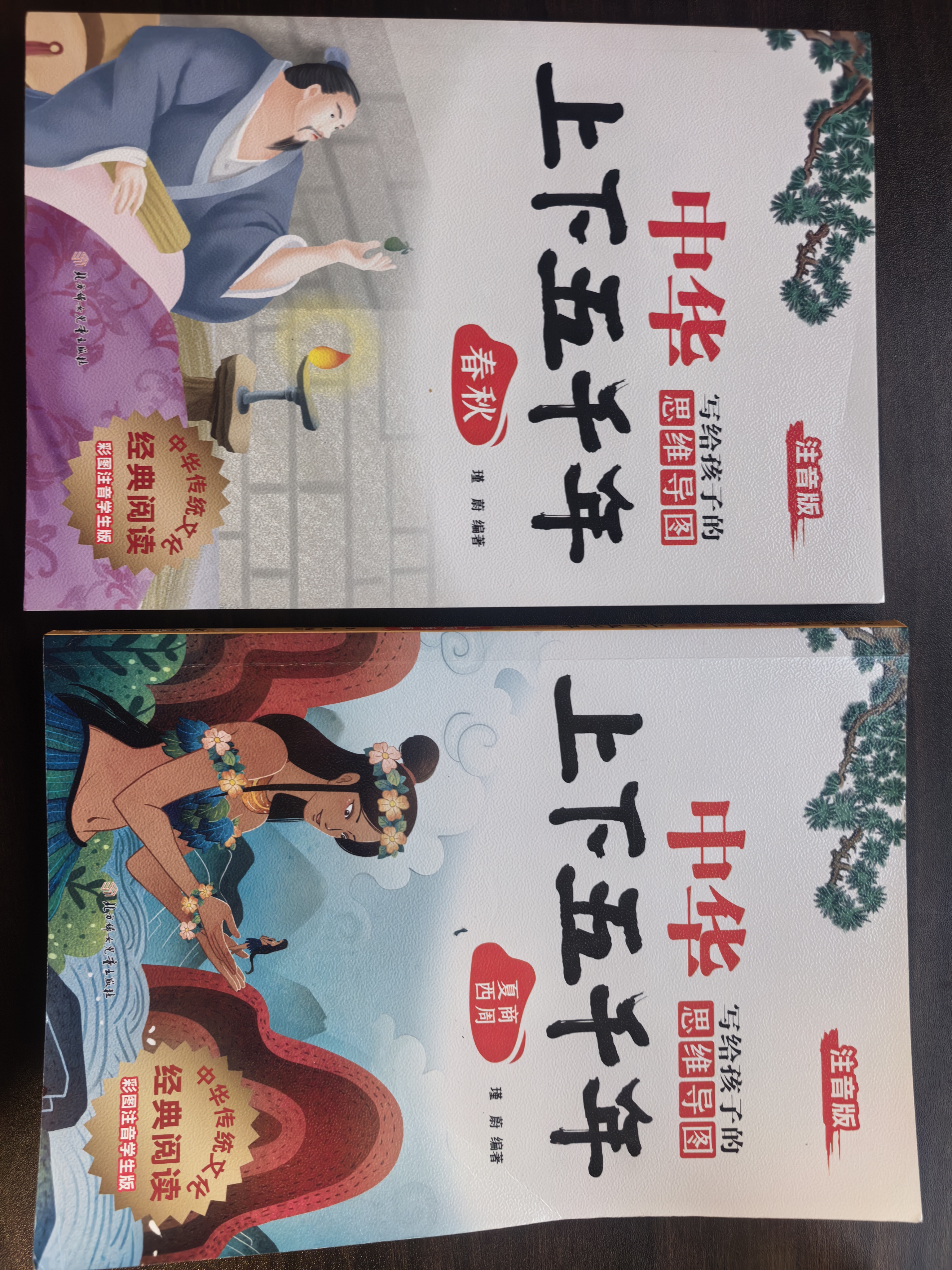 中华上下五千年（10册）中国历史故事小学生课外阅读必读彩图注音版儿童文学经典阅读丛书含思维导图 实拍图